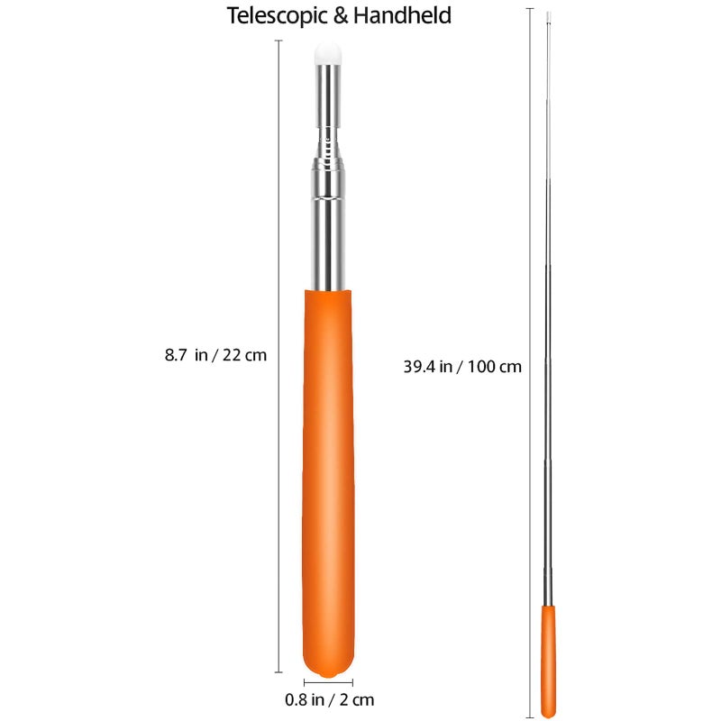 Virtue Morals 6 Pcs Telescopic Teachers Pointer, Retractable Whiteboard Pointer for Teachers, Coach, Presenter, Classroom, Extends to 39 Inches - Image 5